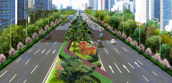 2019年公主岭城区市委西侧、光明路东等3处景观绿化工程(图4)